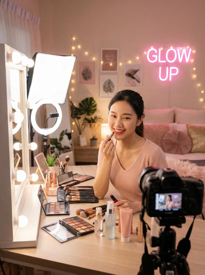 青柠视频视频-青柠视频美妆达人：春季清透妆容视频教程分享